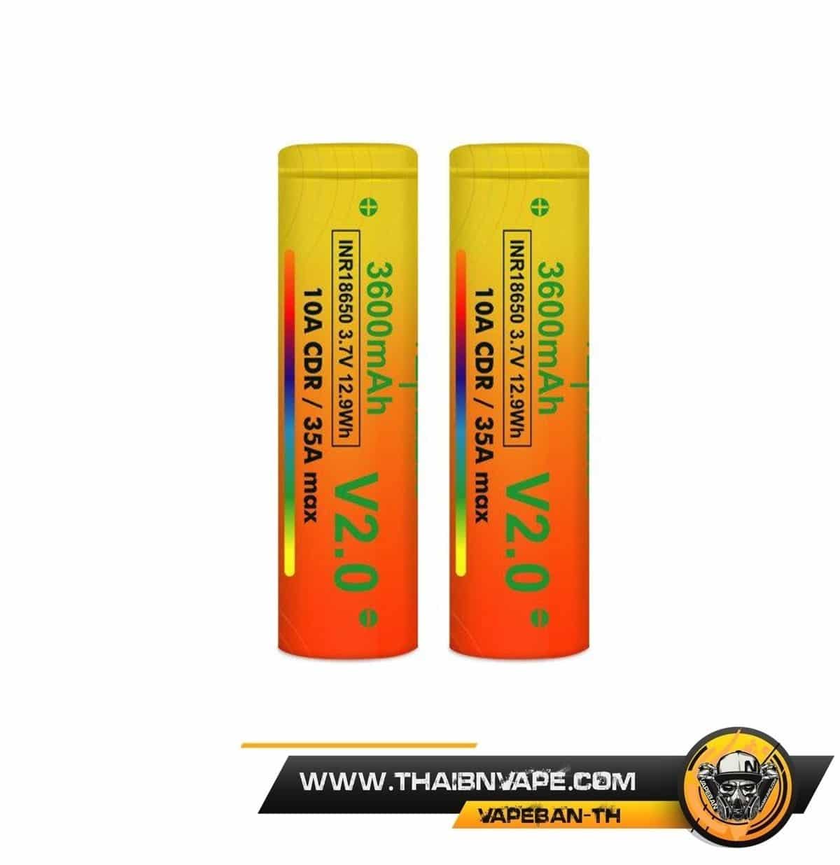 ถ่านทอง NEW VERSION VAPCELL 18650