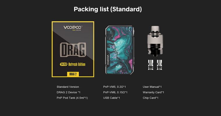 คอยล์ VOOPOO DRAG2 PNP