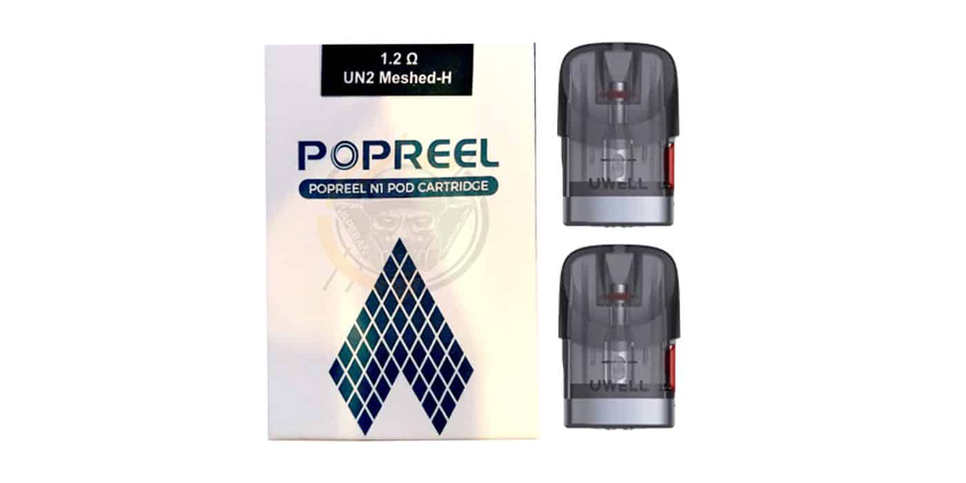 แท็งค์พร้อมคอยล์ UWELL POPREEL N1 POD REPLACEMENT 1.2 โอห์ม