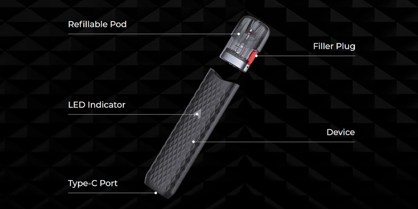 แท็งค์พร้อมคอยล์ UWELL POPREEL N1 POD REPLACEMENT 1.2 โอห์ม