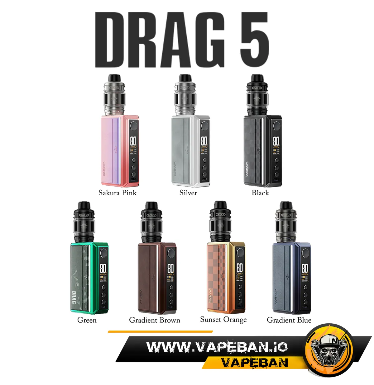 Voopoo Drag 5 Kit Color