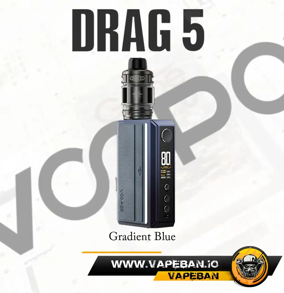 Voopoo Drag 5 Kit Gradient Blue