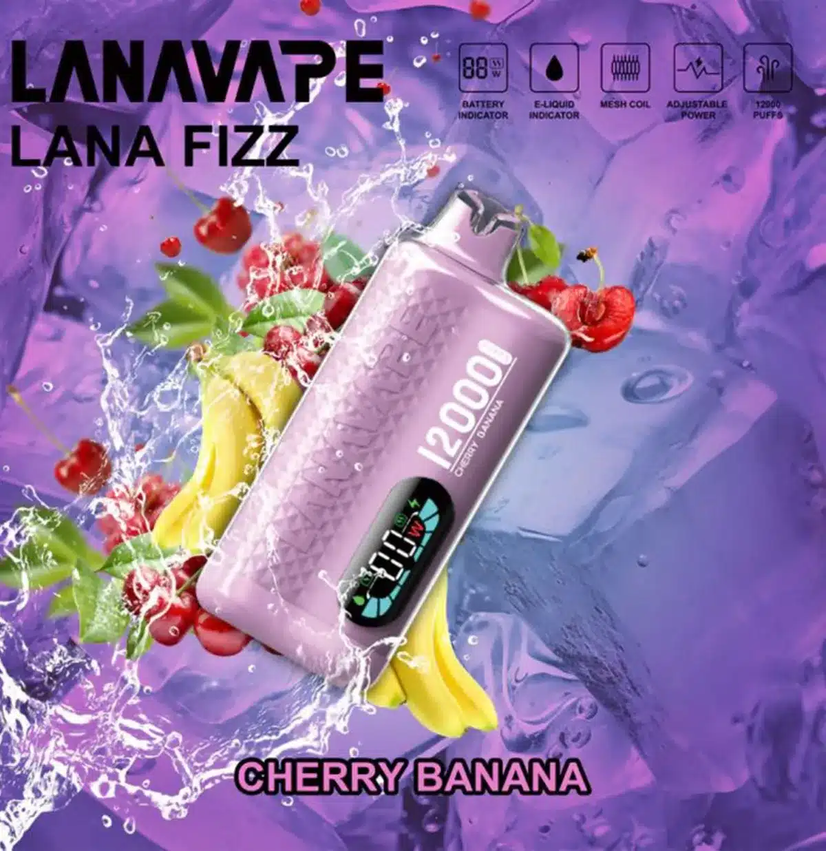 Fizz 12k Cherry Banana