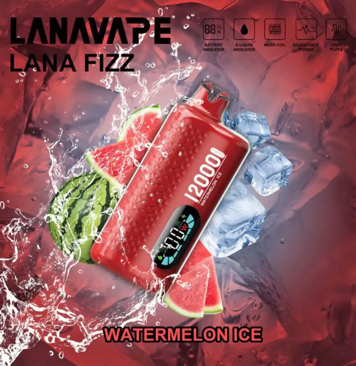 Fizz 12k Watermelon Ice